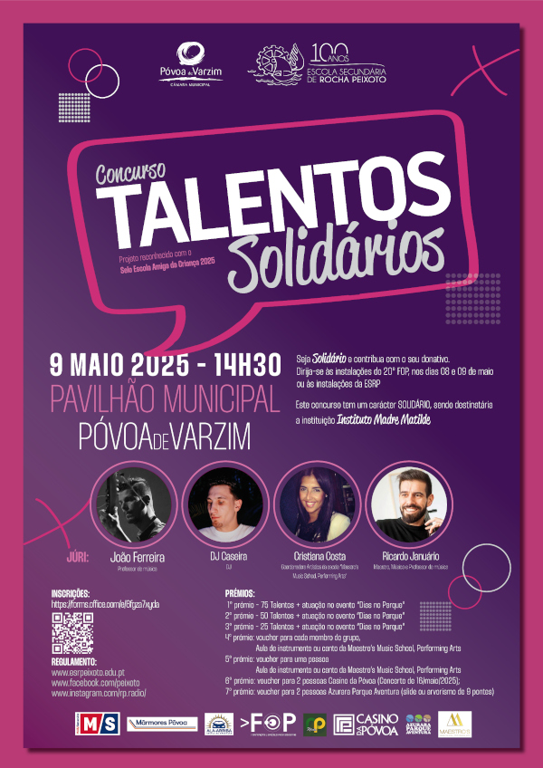 Cartaz Concurso Talentos 2025